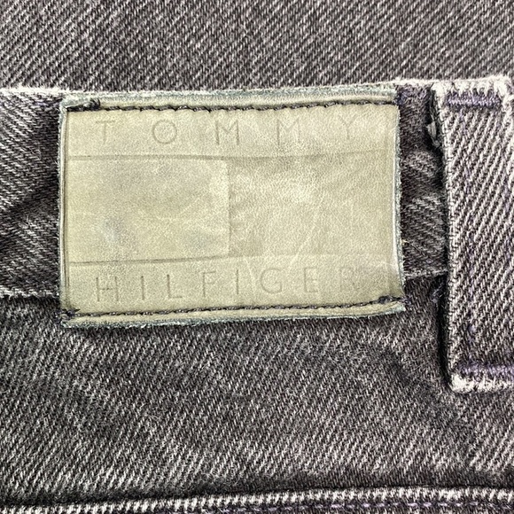 Vintage Tommy Hilfiger Black Bootcut Denim Jeans 30x30 - Picture 13 of 13